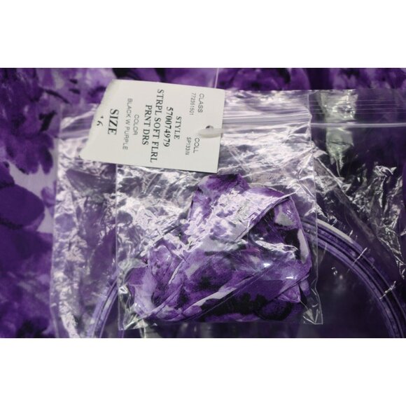 White House Black Market Strapless Floral Dress-16-Ruffles-Belted-Fairy-NWT - Picture 7 of 12